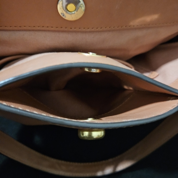 Tory Burch Lily Satchel-Salmon Color - Picture 8 of 16